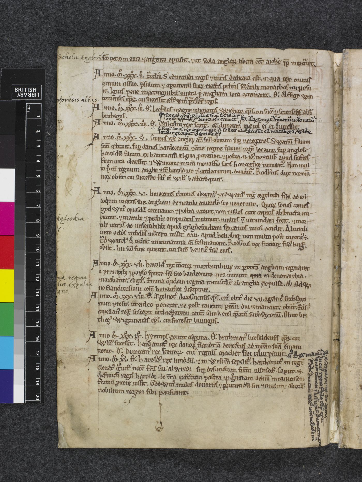 London, BL Cotton MS Faustina B. IX, f.12v