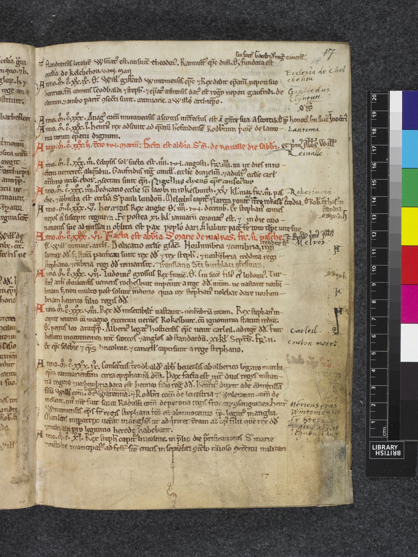 London, BL Cotton MS Faustina B. IX, f.18r