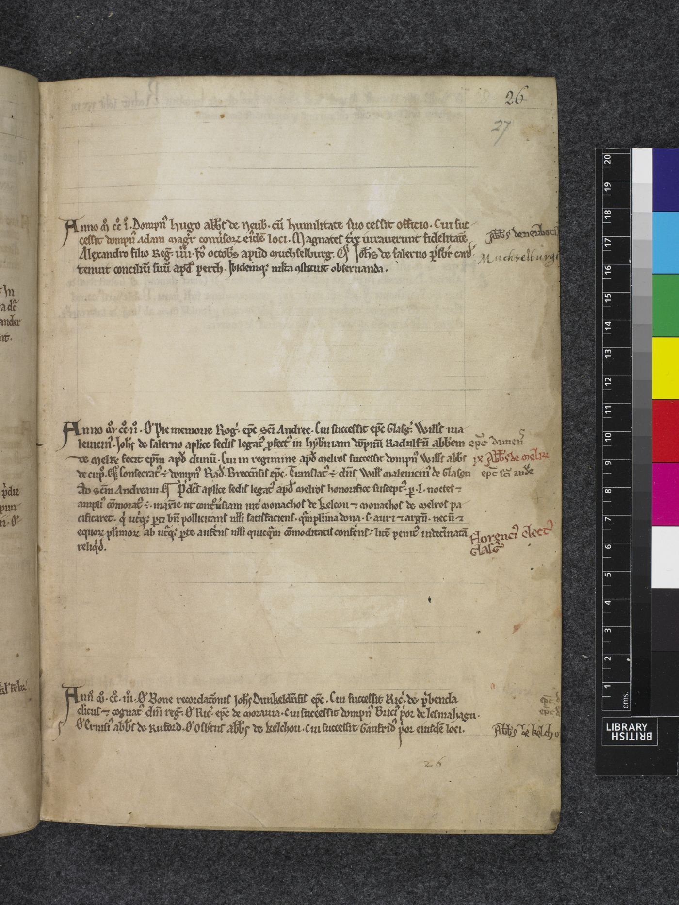 London, BL Cotton MS Faustina B. IX, f.27r